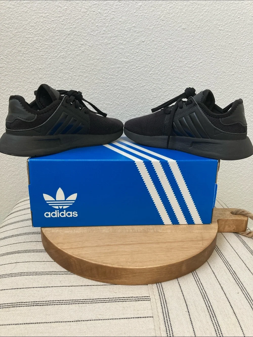 SALE! 50% Off adidas Kids X_PLR C Black Mesh Lace-Up Sneakers Size 13.5